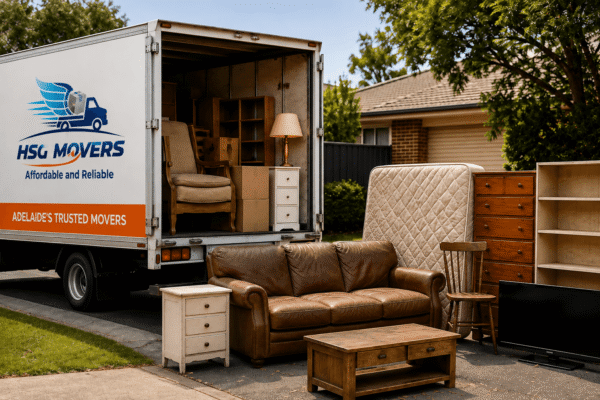 Professional removalists handling rubbish removal adelaide and junk collection