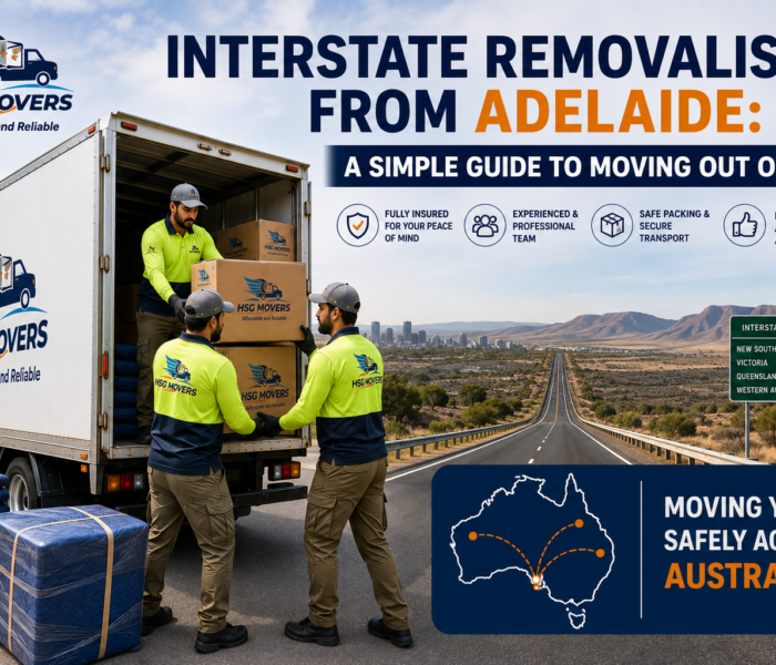 Interstate removalists from Adelaide helping with a long-distance move
